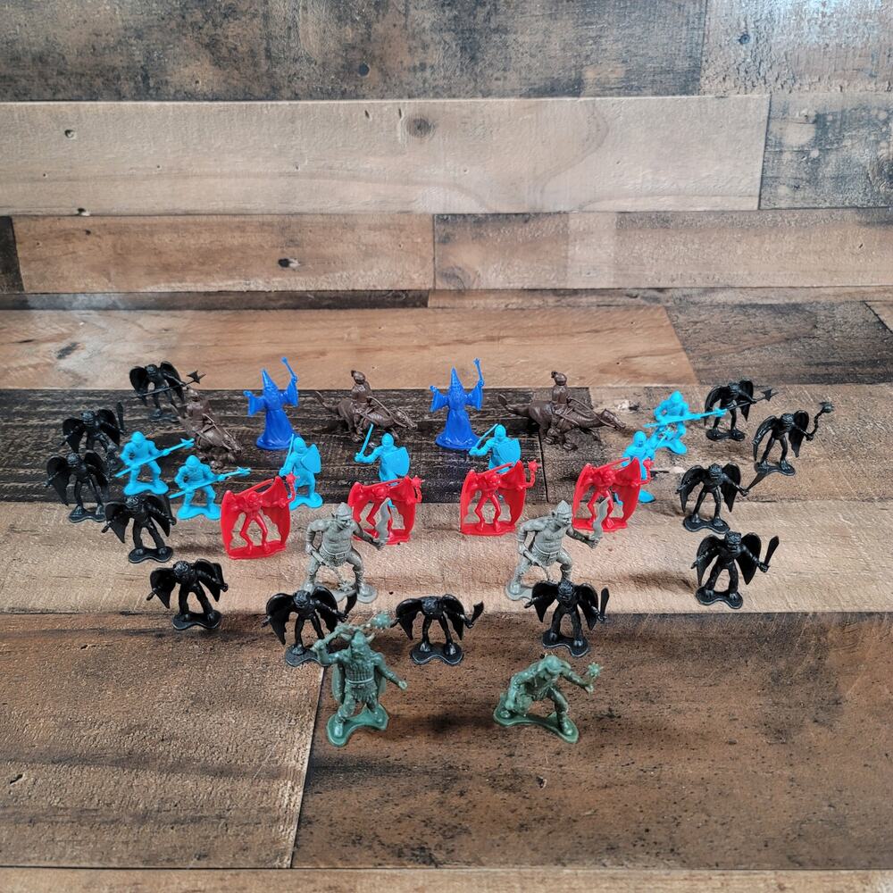 Vintage Dragonriders The Styx Lot Of 30 2" Figures D&D DFC